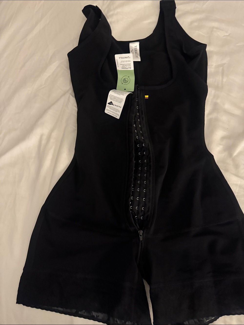 Columbia Black Kids One-Piece Bodysuit with Front Hook & Zipper